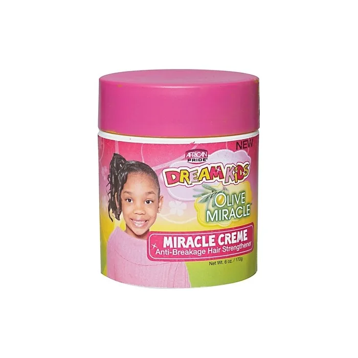 African Pride Dream Kids Olive Miracle Anti-Breakage Hair Strengthener Miracle Crème 170g/6oz