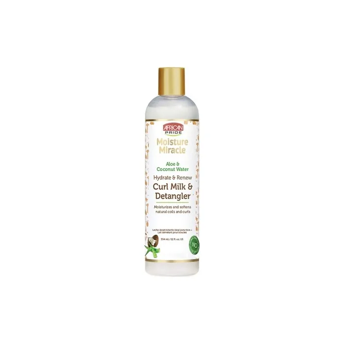 African Pride Moisture Miracle Milk and Detangler 12oz