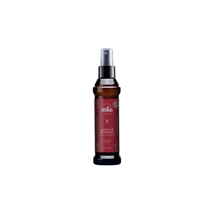 MKS eco X Leave-In Treatment & Detangler with Moroccan Argan Oil and Hemp Seed Oil 4 Fl Oz