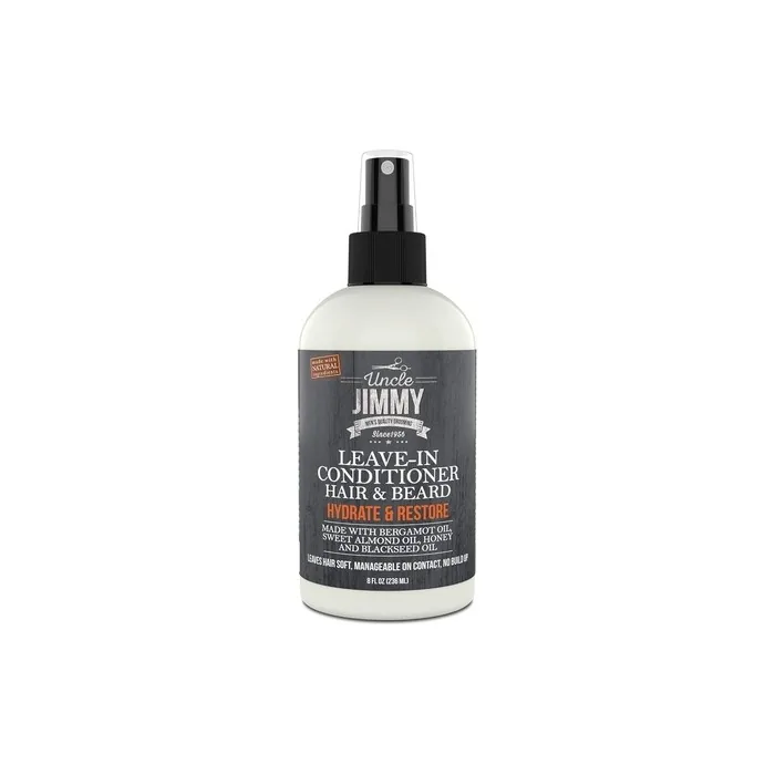 Uncle Jimmy Men's Hair & Beard Leavein Conditioner 8oz