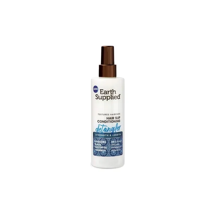 Earth Supplied Hair Slip Conditioning Detangler with Jamaican Black Castor Oil and Bamboo Strength and Length 8.5 fl oz