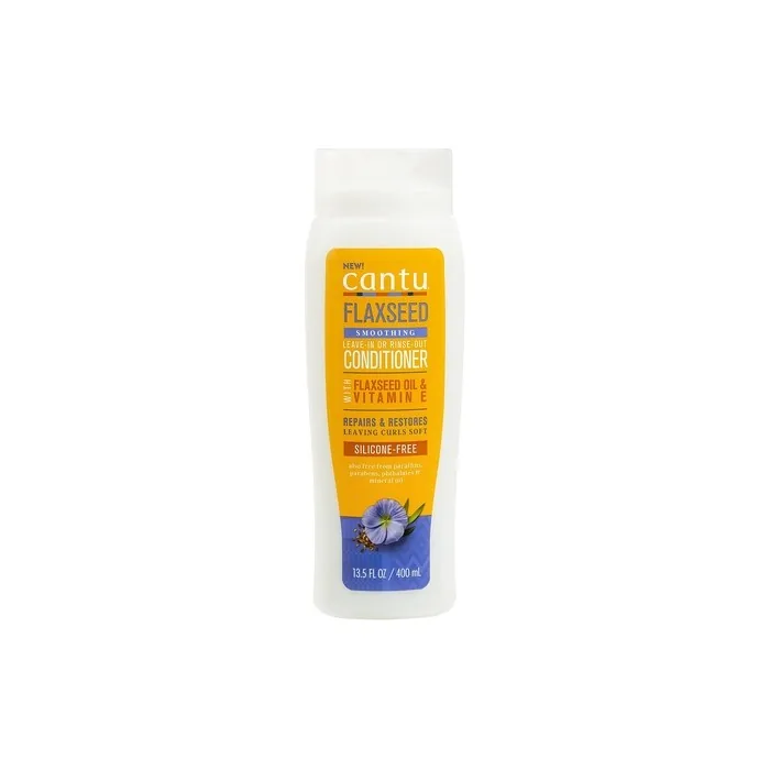 Cantu Flaxseed Smoothing Leave-in or Rinse Out Conditioner 400ml