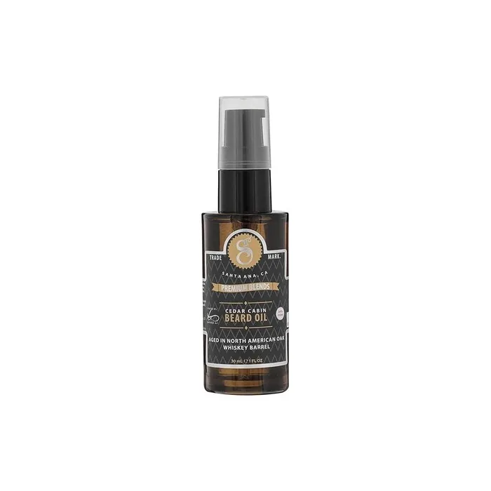 Suavecito Premium Blends Beard Oil Leavein Conditioner For Softening Hair Hydrating Skin Eliminating Dandruff Healthy Growth Cedar Cabin Fragrance 1 Fl Oz