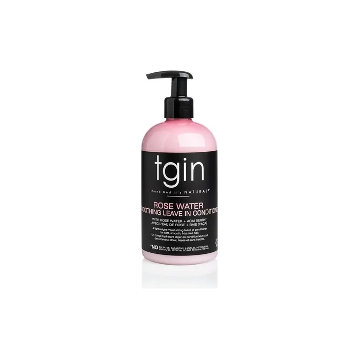 Tgin Rose Water Smoothing Leavein Conditioner For Natural Hair Protective