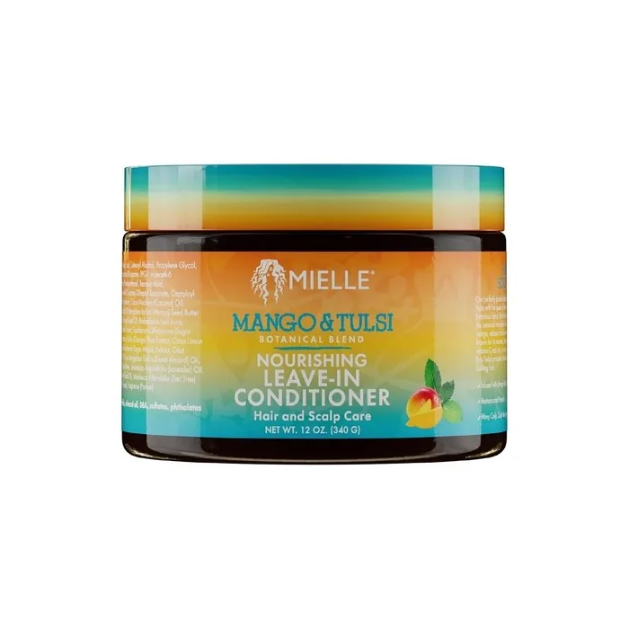 Mielle Organics Mango & Tulsi Nourishing Leave-In Conditioner for Wavy & Curly Hair