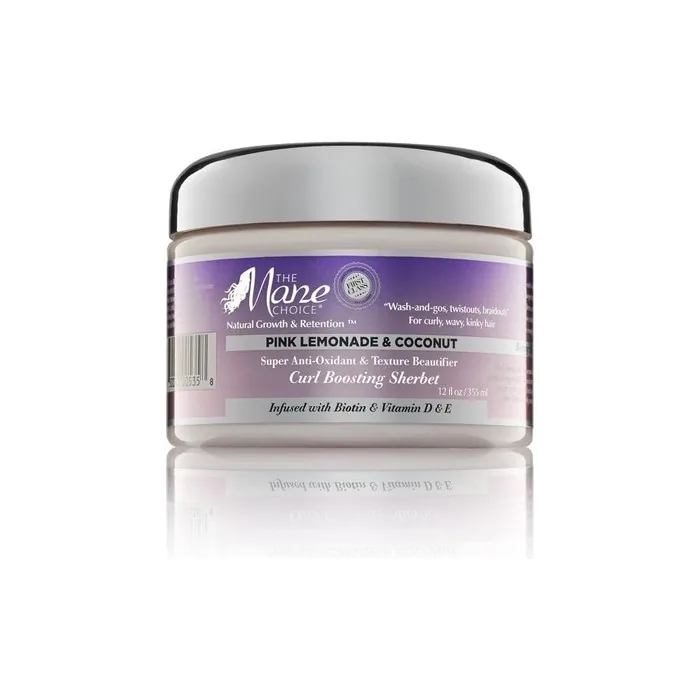The Mane Choice Pink Lemonade & Coconut Curl Boosting Sherbet 12 Ounce