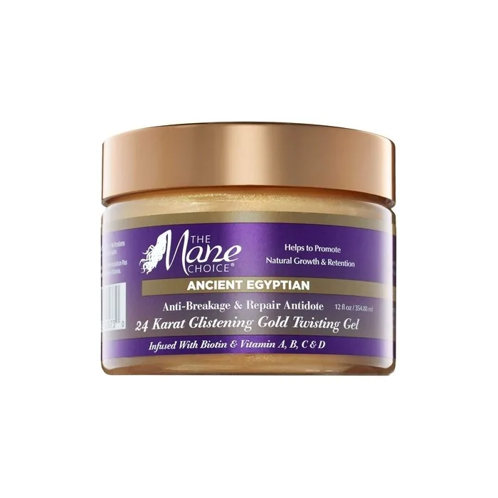 The Mane Choice Ancient Egyptian Anti-Breakage & Repair 24 Karat Gold Twisting Hair Gel 12oz
