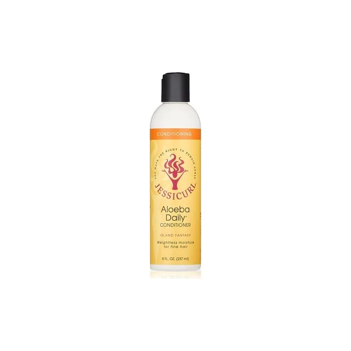 Jessicurl Aloeba Daily Conditioner for Curly Hair Island Fantasy 8 Fl Oz