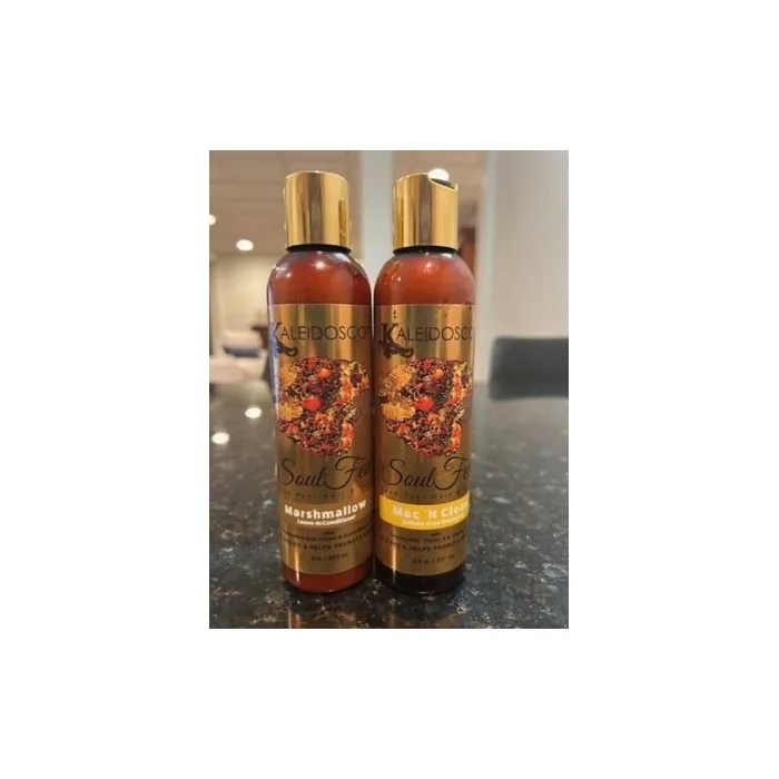 Kaleidoscope Soul Fed Mac N Clean Shampoo and Marshmallow Leave-In Conditioner