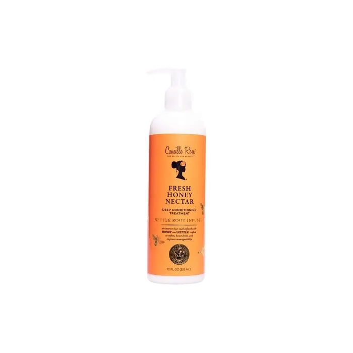 Camille Rose Fresh Honey Nectar Deep Conditioning Treatment for Hydrating, Stimulating Hair Growth and Adding Shine