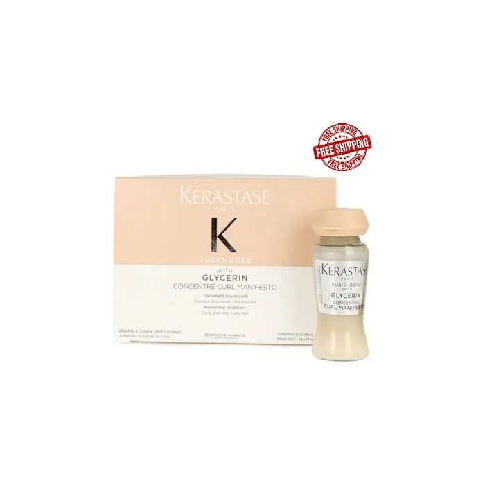 Kérastase Glycerin Fusio Dose Curl Manifesto Concentrate For Wavy And Curly Hair