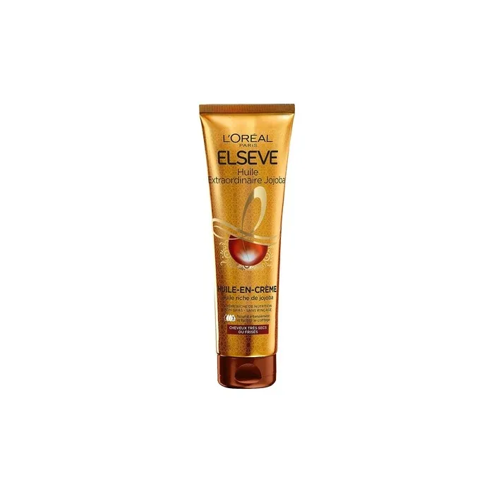 Elsève L'Oréal Paris Hair Oil Huile-en-Crème Leave-In for Very Dry and Styled Hair 150ml