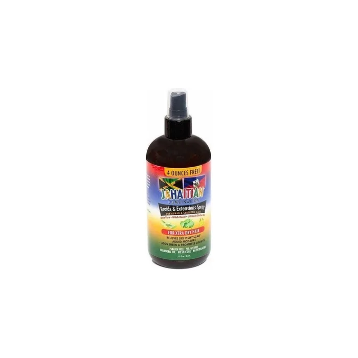 Jahaitian Combination Braid & Extensions Spray For Extra Dry 12 Ounces