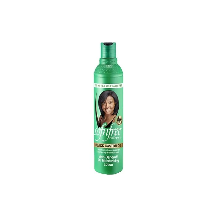 Sofnfree Black Castor Oil Antidandruff Moisturizing Lotion 338oz