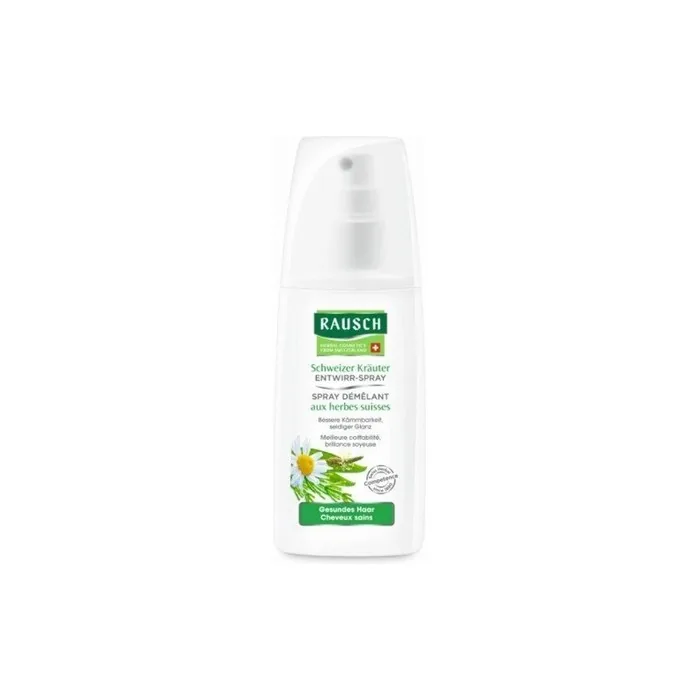 Rausch Swiss Herbal Detangling Spray for Long Unruly Hair 100ml - Vegan