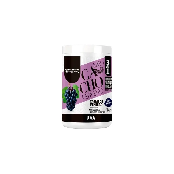 Gota Dourada My Perfect Curl Leave-In Cream Grape 1kg