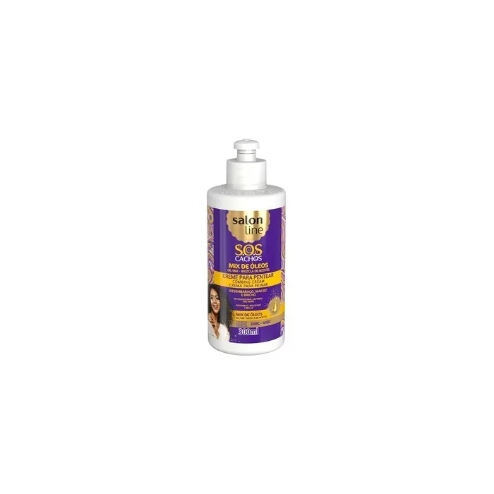 Salon Line Sos Leavein Cream Mix Nutritive Oils 300ml