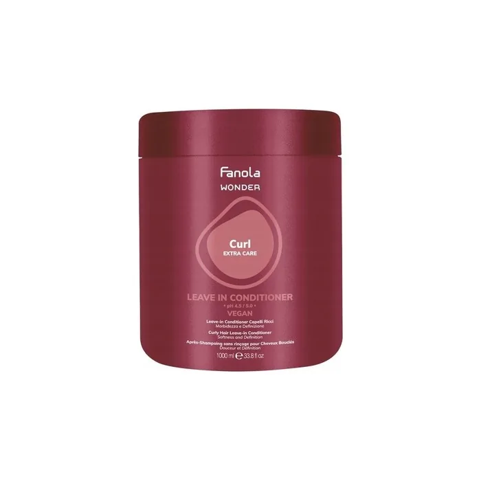 Fanola Wonder Curl Extra Care Leave-In Conditioner 1000ml