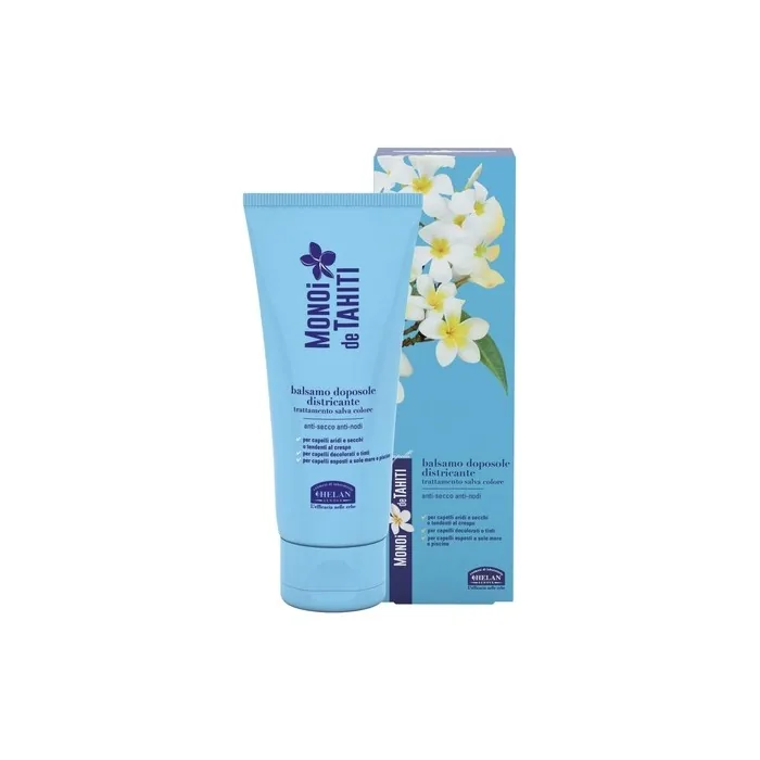 Helan Monoi De Tahiti Aftersun Detangling Conditioner With Jojoba Oil And Vitamin E For Dry Sunexposed Bleached Hair 100ml