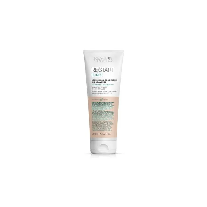 Revlon Professional Restart Curls Conditioner 200ml Leavein Nourishing Conditioner For Curly And Wavy Hair