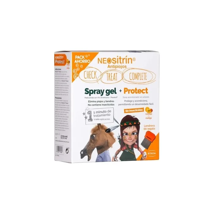 Neositrin Neositrin Pack Spray Gel Treatment 60 Ml And Protect Conditioner 100 Ml
