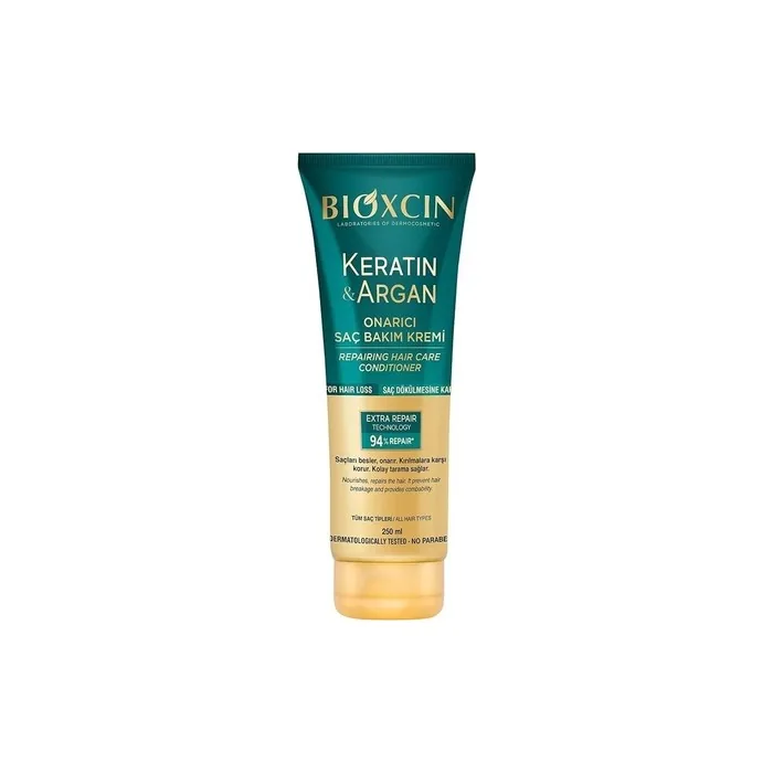 BIOXCIN Keratin Argan Repair Hair Care Cream for Worn and Damaged Hair 250 ML