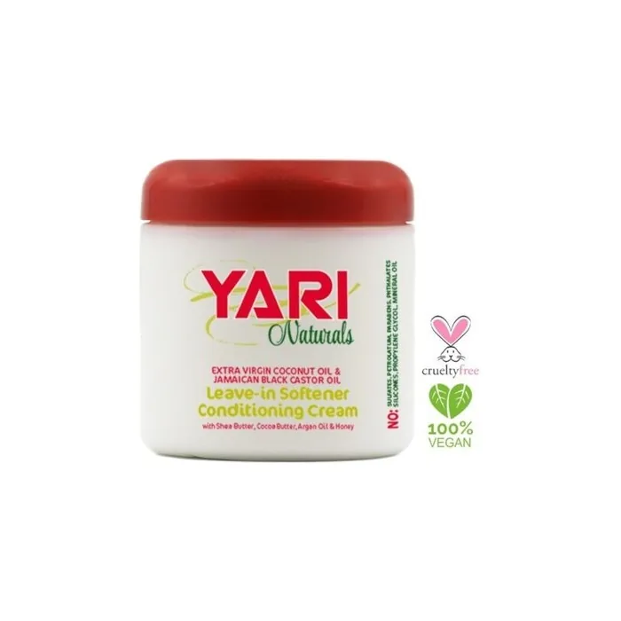 Yari Naturals Extra Virgin Coconut Oil & Black Castor Leave-In Softener 475ml