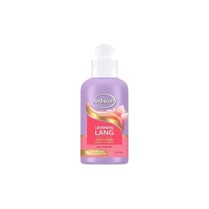 Andrelon Hair Cream Leave In Lively Long Perfect For Long Hair