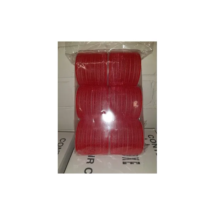 Xanitalia - Self-Adhesive Rollers - 70mm - Red - 6 Pieces