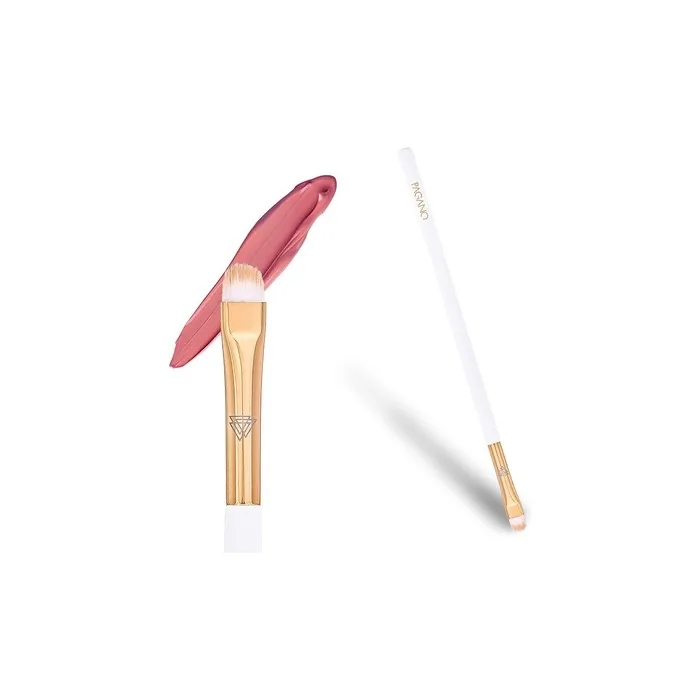 PAGANO Lip Brush Natural Hair for Applying Lipstick, Gloss or Balm P005
