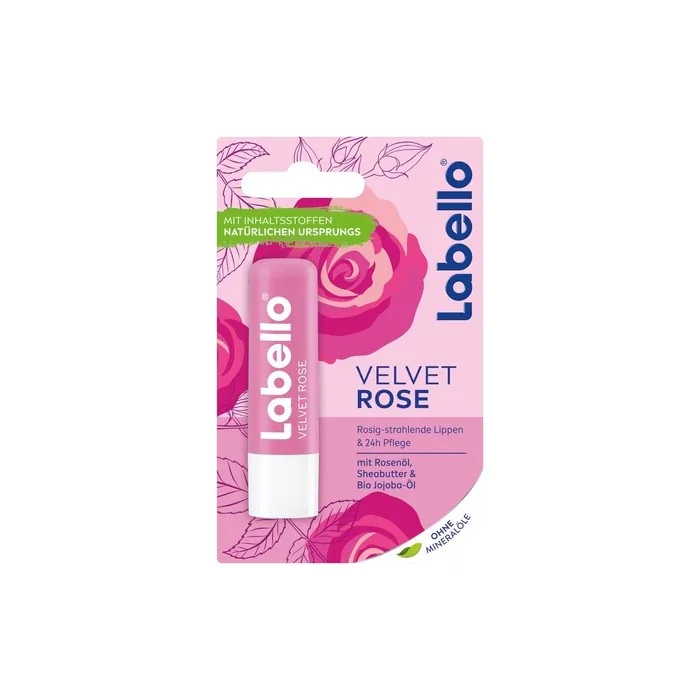 Labello Velvet Rose Lip Care Stick 4.8g