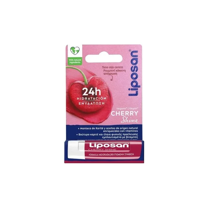 Liposan Fruity Shine Cherry Lip Care Balm 48g 55ml