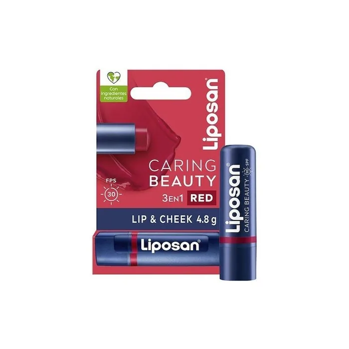 Liposan Caring Beauty Red Moisturizing Lip Balm Spf30 48g