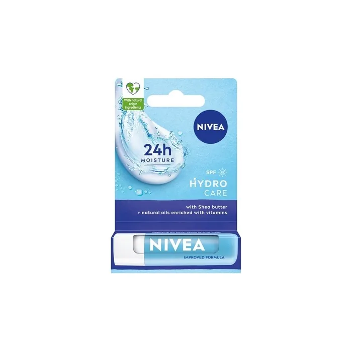Nivea Hydro Care Lip Balm 4.8g - Moisturizing Lip Care