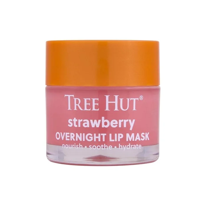 Tree Hut Strawberry Overnight Lip Mask Leave-On for Soft Lips