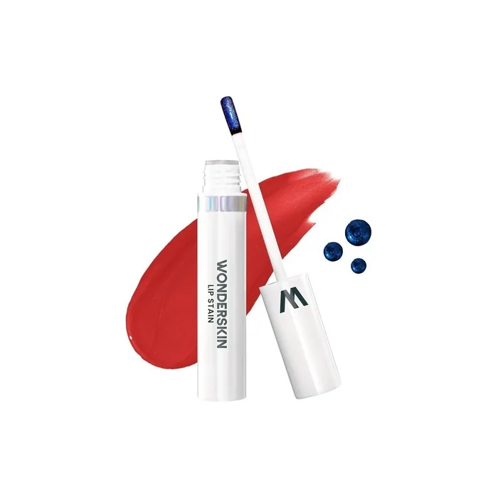 Wonderskin Wonder Blading One Step Lip Stain Masque Long Lasting Stain & Go Lip Tint Color Matte Finish Waterproof Formula Hayley Masque