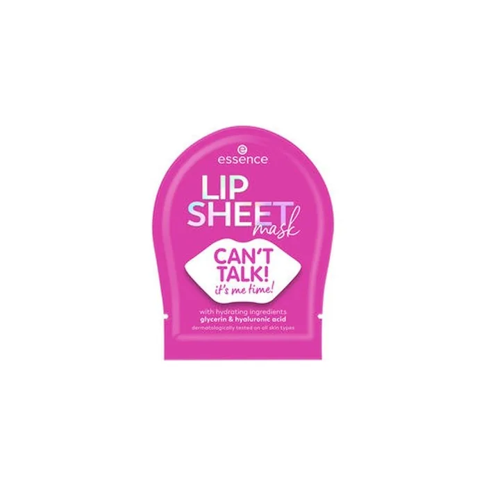Essence Lip Sheet Mask 1 Unit - Hydrating Treatment with Hyaluronic Acid and Glycerin