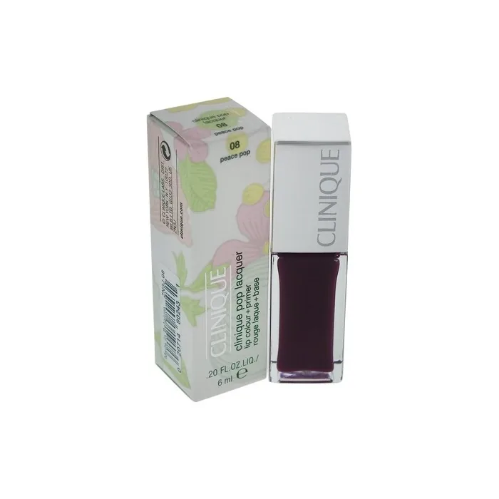 Clinique Lacquer #08 Peace Pop Lip Color + Primer 0.2oz