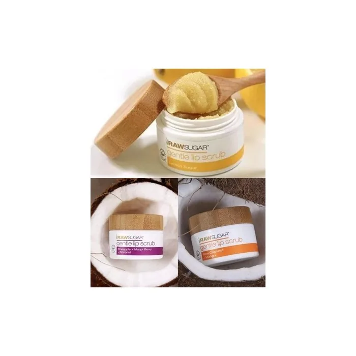Raw Sugar Lip Scrub Sugar Lips With Shea Butter Lemon Coconut