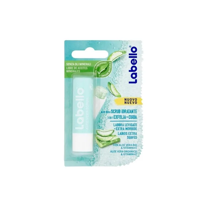 Moisturizing Scrub Lip Balm with Aloe Vera