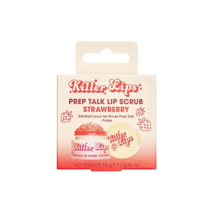 Killer Lips Prep Talk Lip Scrub Strawberry 15g