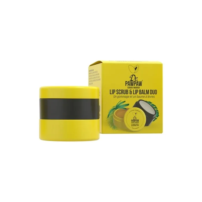 Dr. PAWPAW Scrub & Nourish 2 in 1 Lip Scrub and Original Balm 15g