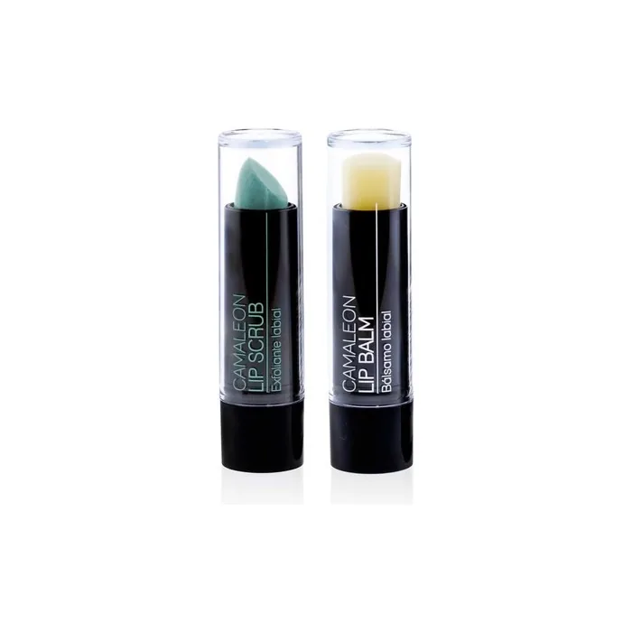 KIT Repair Lip Scrub Melon and Balm - Lip Exfoliator Melon and Balm - Camaleon Magic Cocoa Rose