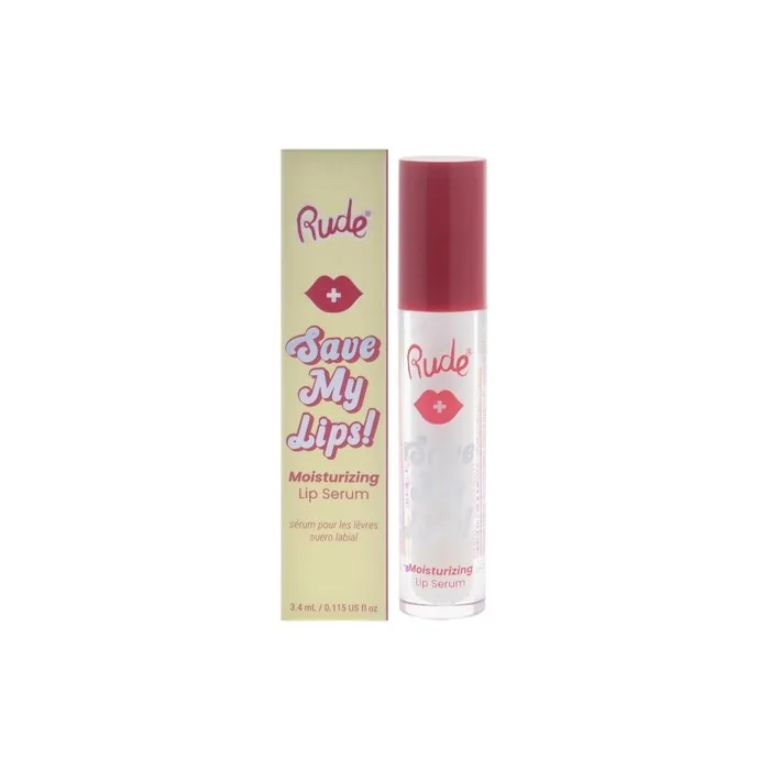 Save My Lips Moisturizing Coconut Serum by Rude Cosmetics for Women 0.115 Oz
