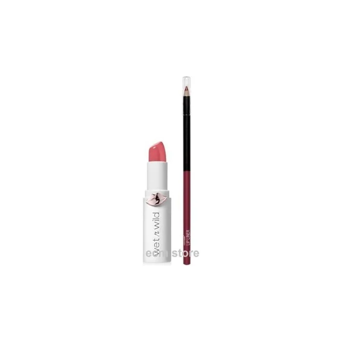 Wet N Wild Set Rose And Slay Lipstick and Lip Pencil Fab Fuchsia