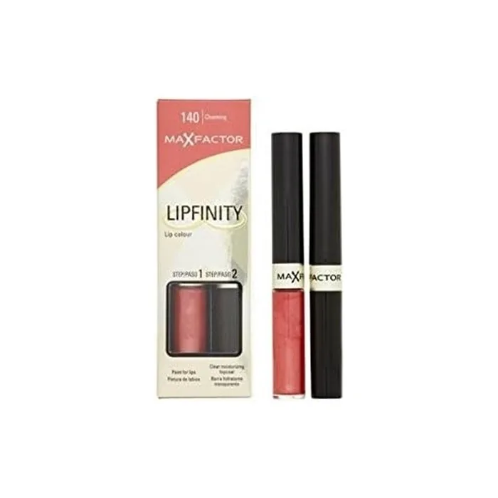 Max Factor Lipfinity Lip Colour 140 Charming Clear 2 Count
