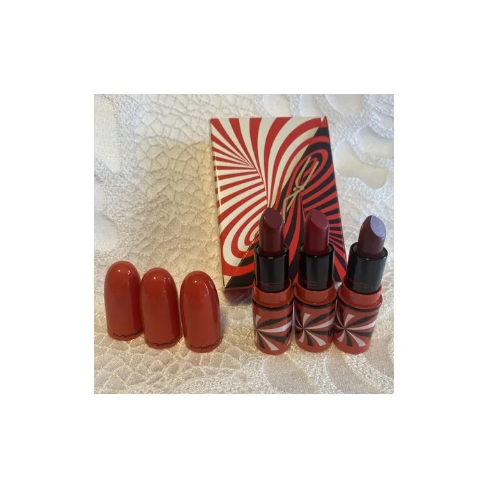 Mac Tiny Tricks Mini Lipstick Trio - Red Gift Set