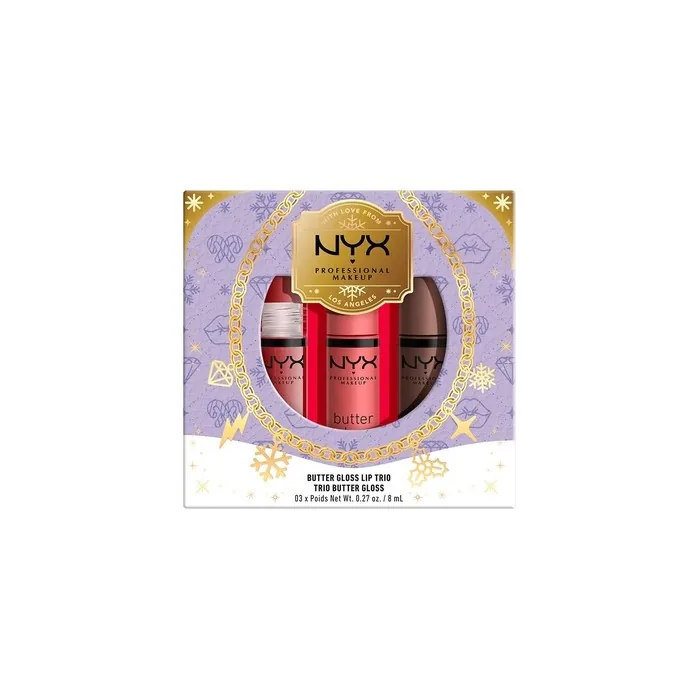 Nyx Professional Makeup Butter Gloss Lip Trio Gift Set