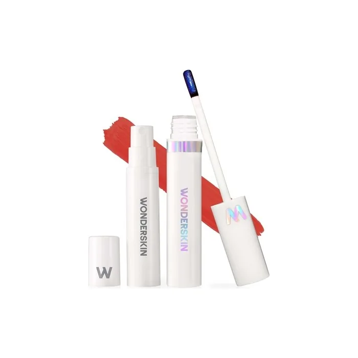 Wonderskin Wonder Blading Lip Stain Kit In Glamorous Classic Red