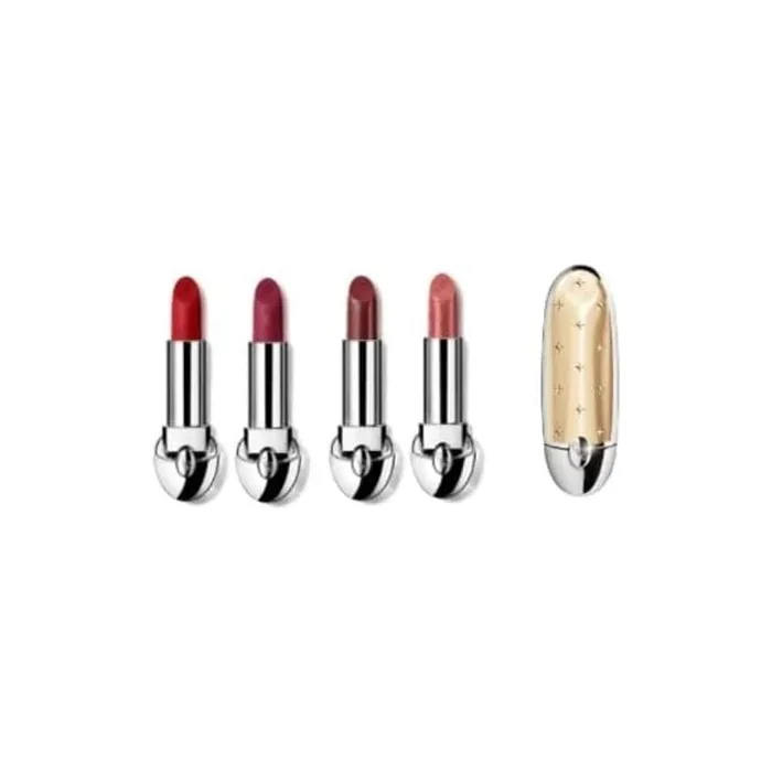 Guerlain Rouge G Lips Case Golden Stars Xmas '22